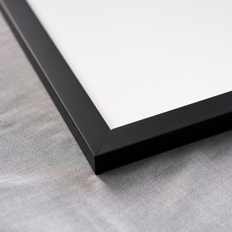 12x36 Frame With Mat Black 16x40 Frame Wood Made To Display Print Or 12x36-frame-with-mat-black-16x40-frame-wood-made-to-display-print-or