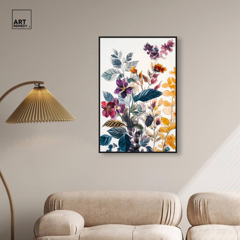 Iris Indigo I Canvas by Art Remedy