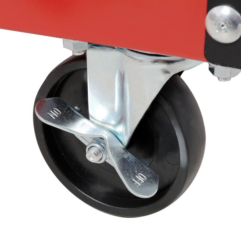 3 Tier Rolling Tool Cart on Wheels,Heavy Duty Utility Tool Cart with Pegboard for Repair Shop, Garage, Warehouse