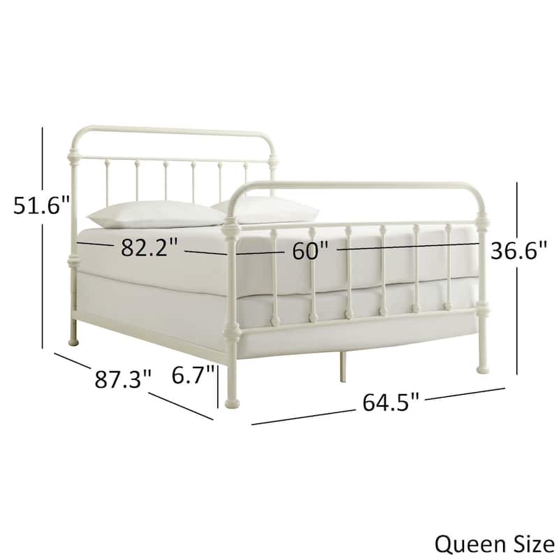 Giselle Victorian Iron Metal Bed by iNSPIRE Q Classic