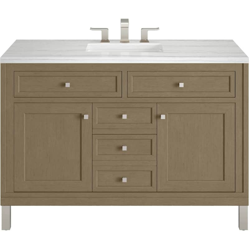 James Martin Vanities 503-V48-3AF Chicago 48" Free Standing Single - Walnut Whisper