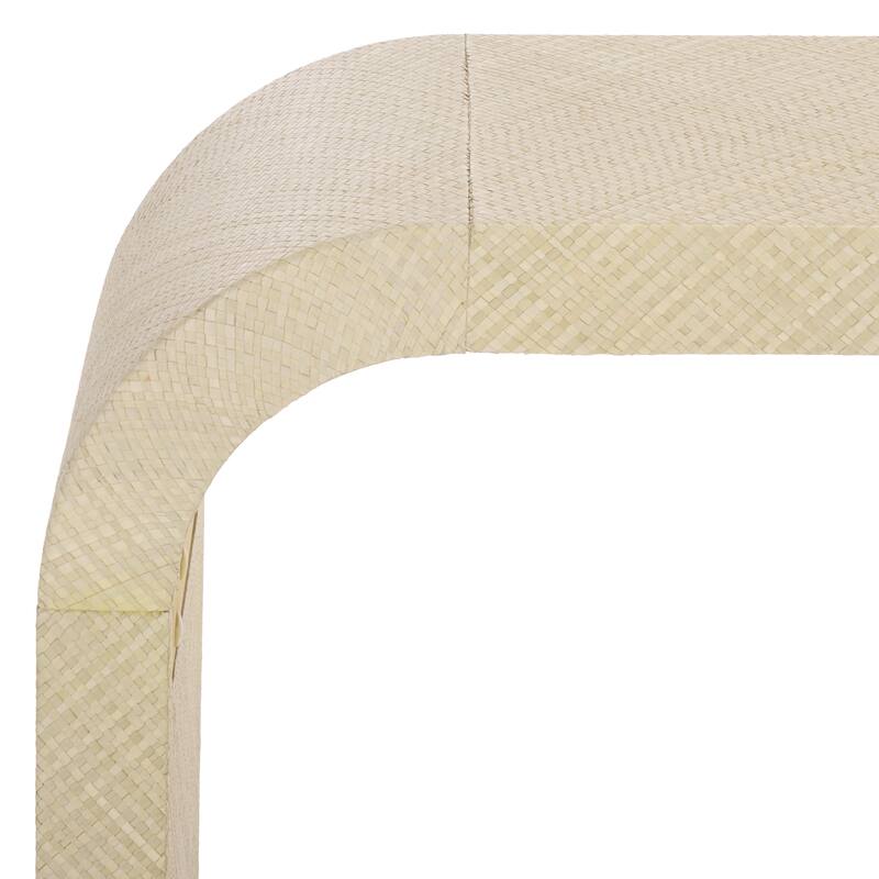 SAFAVIEH Home Bayu Curved Console Table - 12"W x 52"D x 31"H