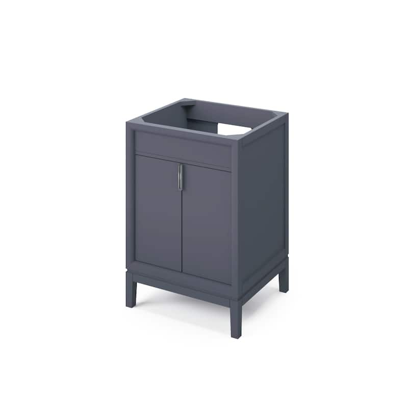 Jeffrey Alexander VN2THE-24-NT Theodora 24" Single Free Standing - Blue Steel - Steel Finish