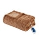 preview thumbnail 23 of 62, Beautyrest Marselle Oversized Faux Fur Heated Throw