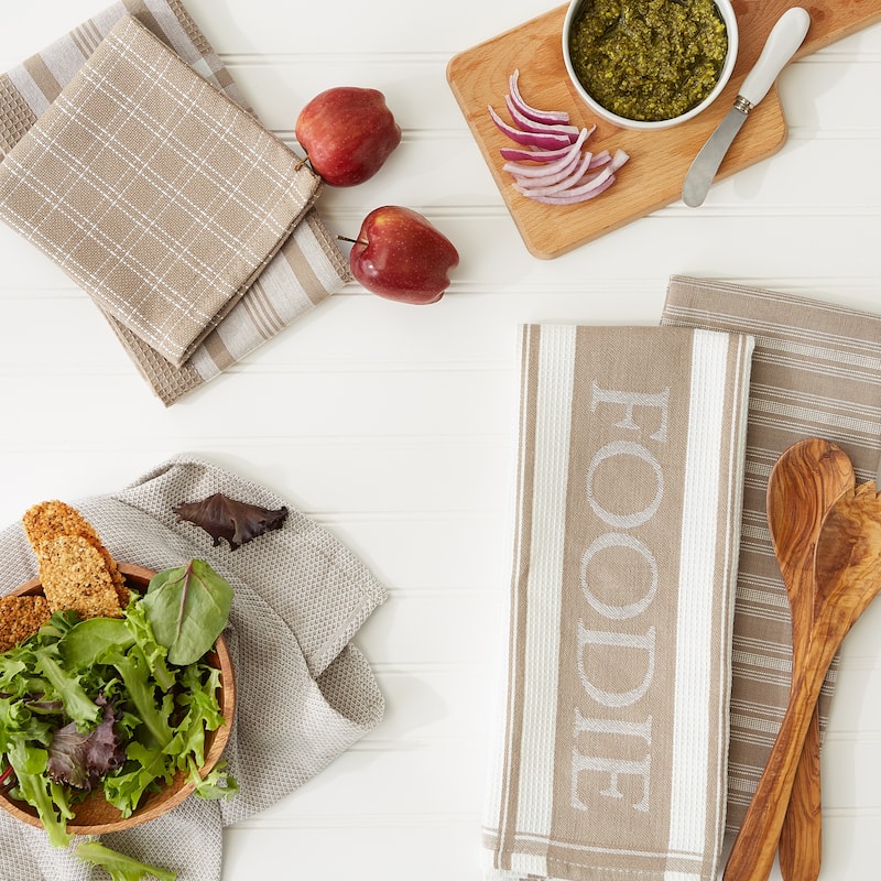 DII Foodie Dishtowel And Dishcloth 5 Piece