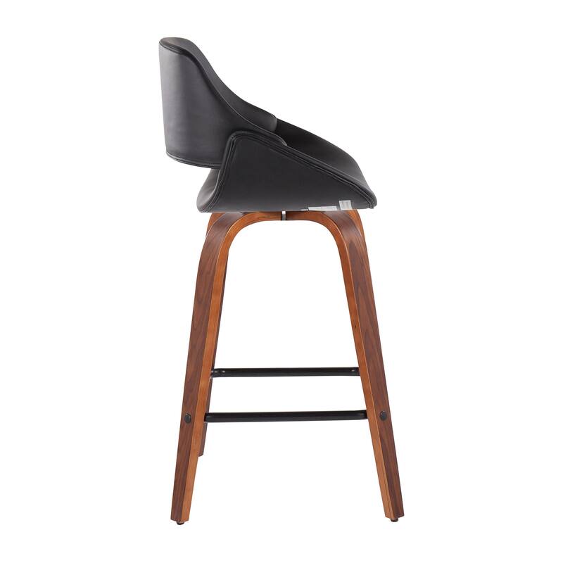 Carson Carrington Svellingen 26" Fixed-Height Counter Stool with Square Footrest (Set of 2)