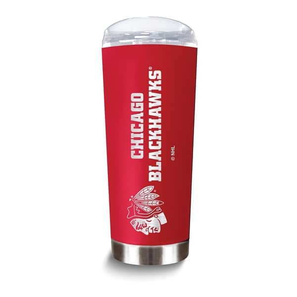 Texas Longhorns Coffee Tumbler Decorvo NCAA 20 Oz. Stainless Steel Tumbler With Handle - Officially Licensed Double Walled Insulated Roadie With Slide Lid And Straw (Cincinnati Logo - Red Tennessee Water Bottle