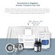 preview thumbnail 6 of 8, Grace Crisp White Fireclay 34-in Quick-Fit Farmhouse Undermount Single Bowl Kitchen Sink with Faucet Kit