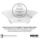 preview thumbnail 6 of 9, Karran Quattro Vibrant Matte White Acrylic 18 in. Rectangular Bathroom Vessel Sink