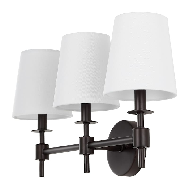 SAFAVIEH Lighting Youko 21-inch Modern & Contemporary Wall Sconce (3-Bulb) - 7Wx21Dx11H