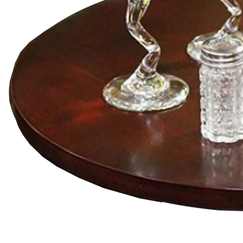 Wooden Frame Lazy Susan, Espresso Brown