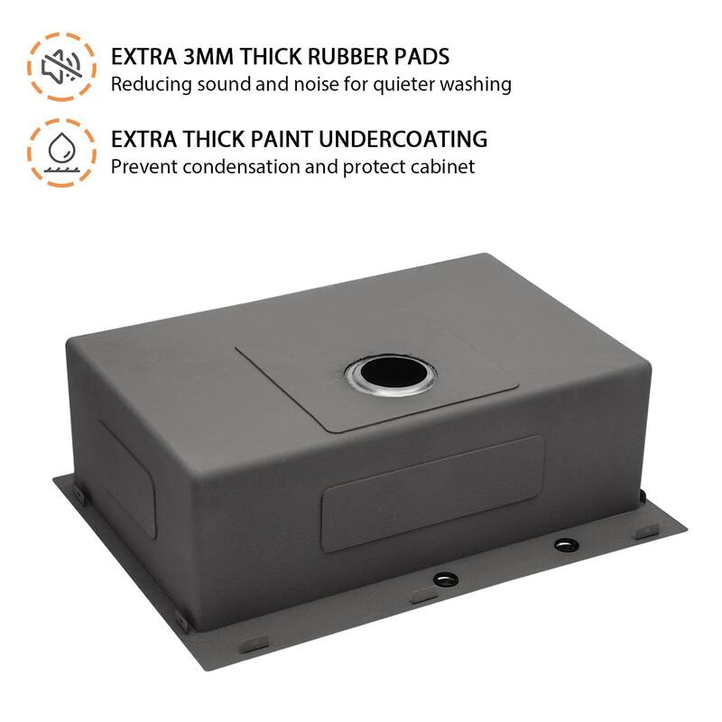 Drop-In Kitchen Sink with Bottom Grid and Basket Strainer
