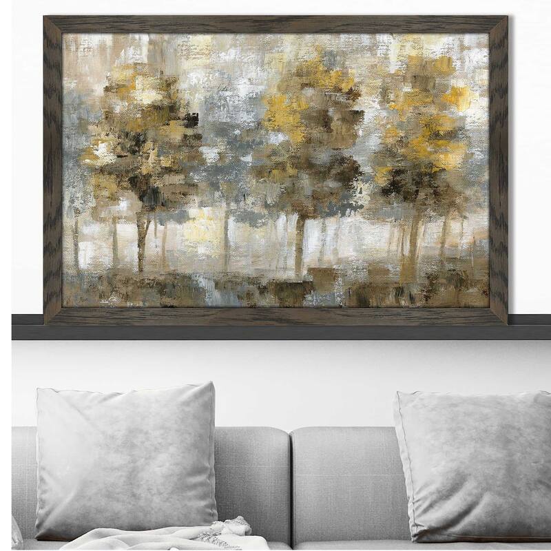 "Linen Trees" by Nan Print on Acrylic