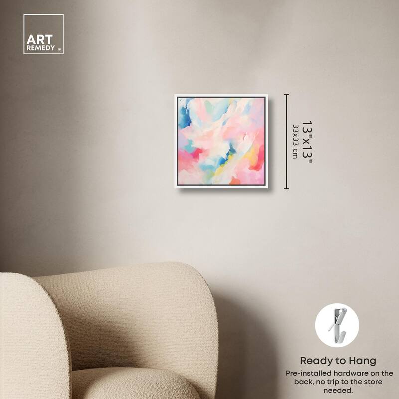 Cotton Candy Clouds II Canvas by Art Remedy