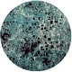 preview thumbnail 54 of 106, SAFAVIEH Monaco Shiloh Boho Abstract Modern Watercolor Area Rug 6'7" Round - Light Blue/Multi - Round