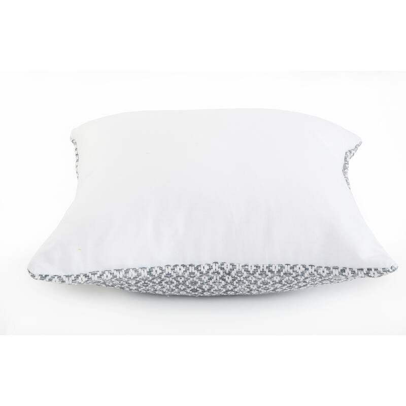 Sevita Seaside Chevron Natural Cotton Square 18"x18" Throw Pillow, Set of 2 or 4