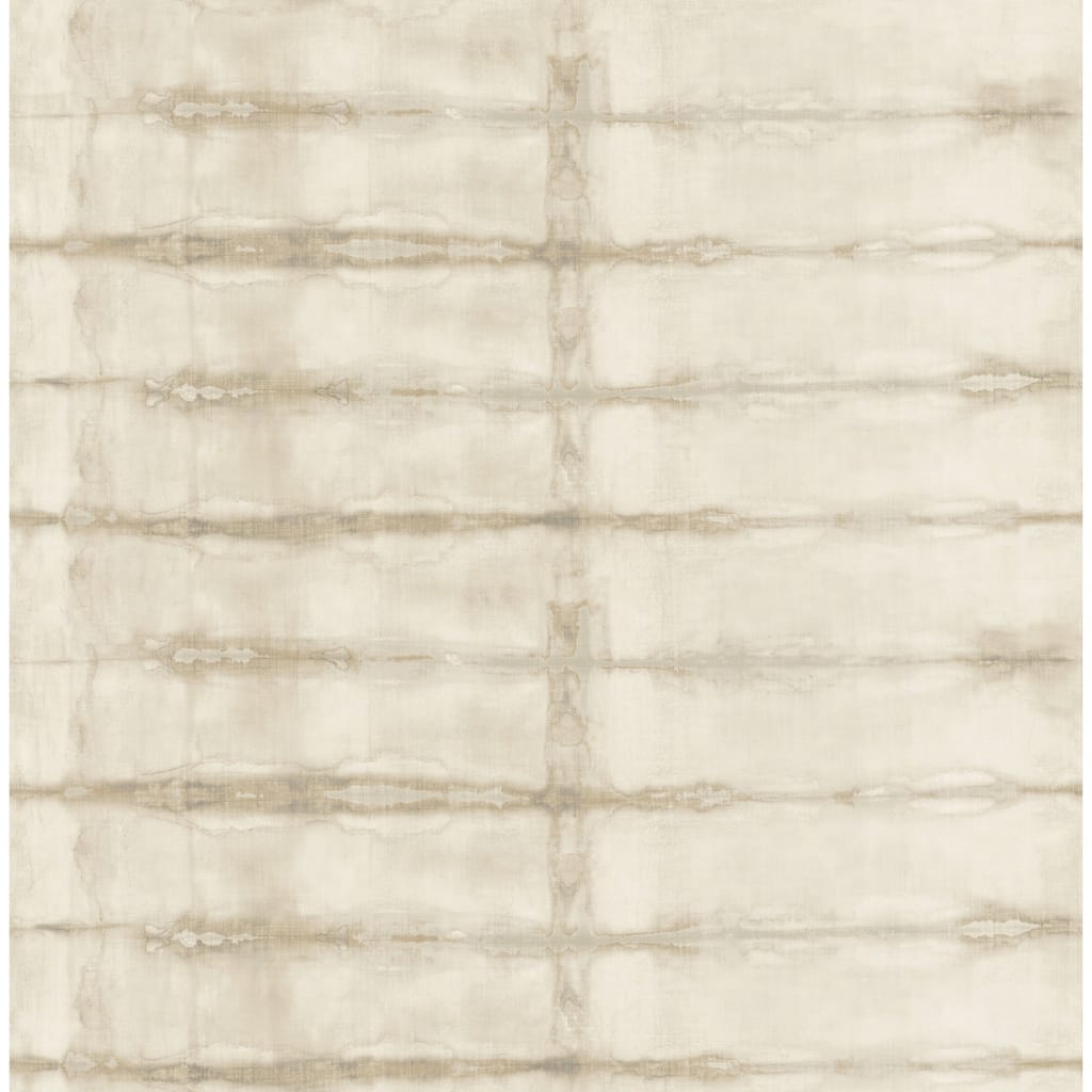 A-Street Prints Modulus Beige Geometric Stripe Wallpaper