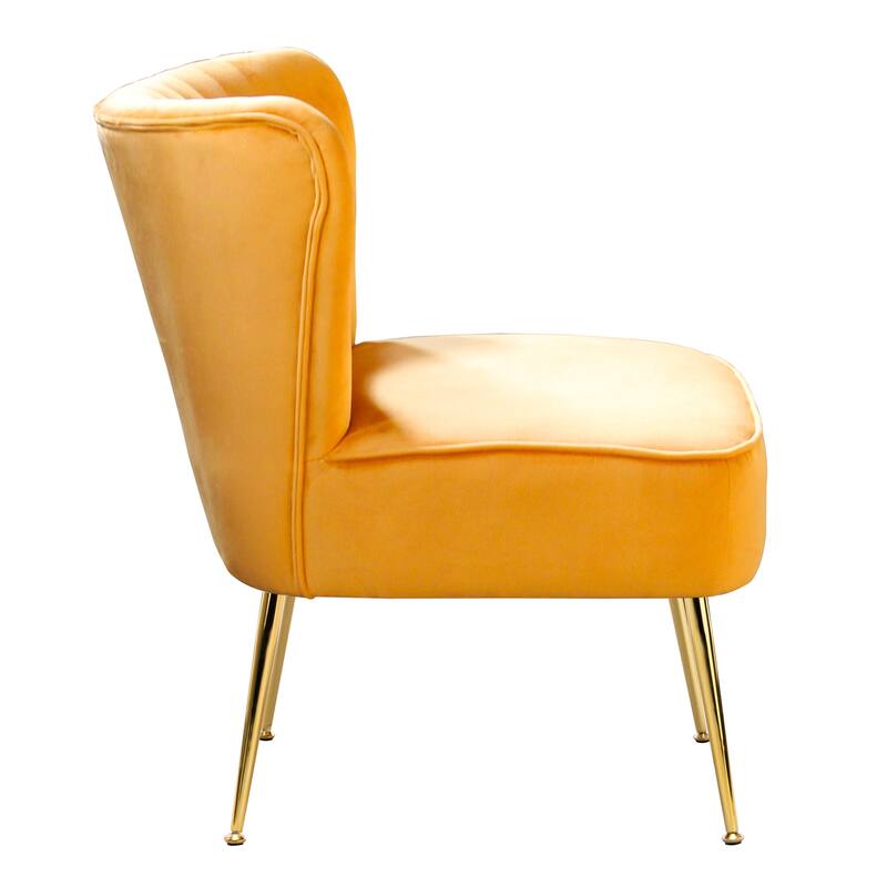 Heaven Contemporary Velvet Upholstered Accent Chair