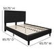 preview thumbnail 84 of 120, Tufted Platform Bed with 10in. Pocket Spring Mattress