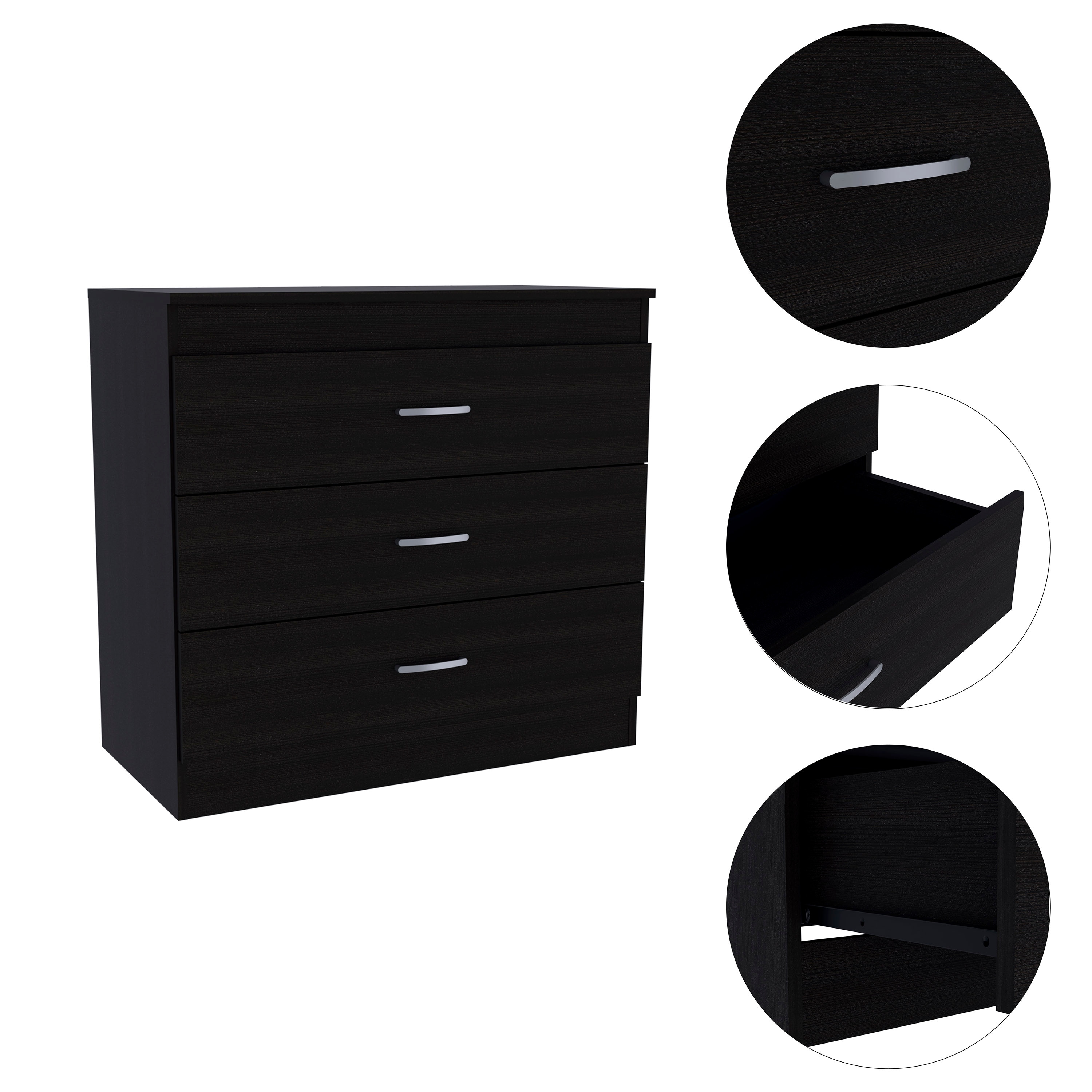 Ameriwood home skyler 3 deals drawer dresser with cubbies