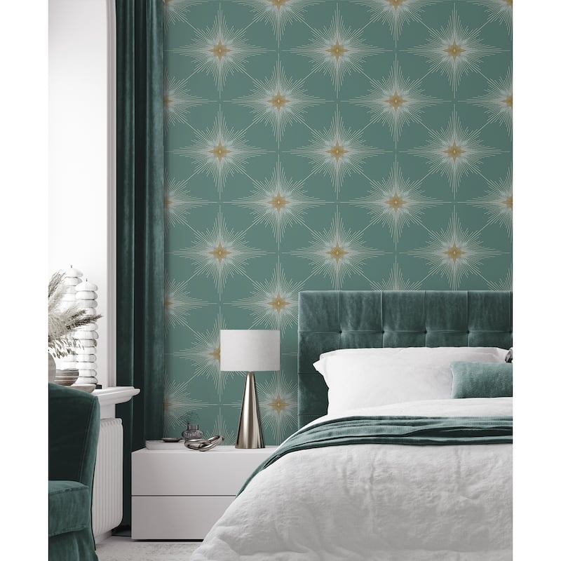 NextWall Stellar Geo Peel and Stick Wallpaper
