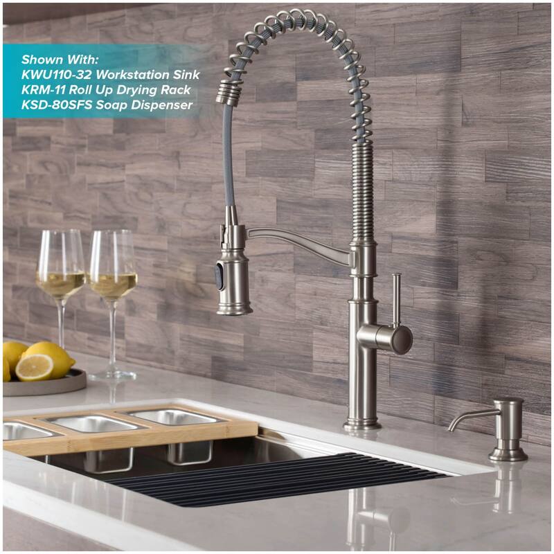 Kraus Sellette 1.8 GPM Single Hole Pre-Rinse Pull Down Kitchen Faucet
