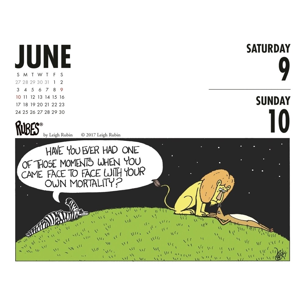 Shop 2019 Rubes Zoo In A Box Desk Calendar Cartoons Comics By