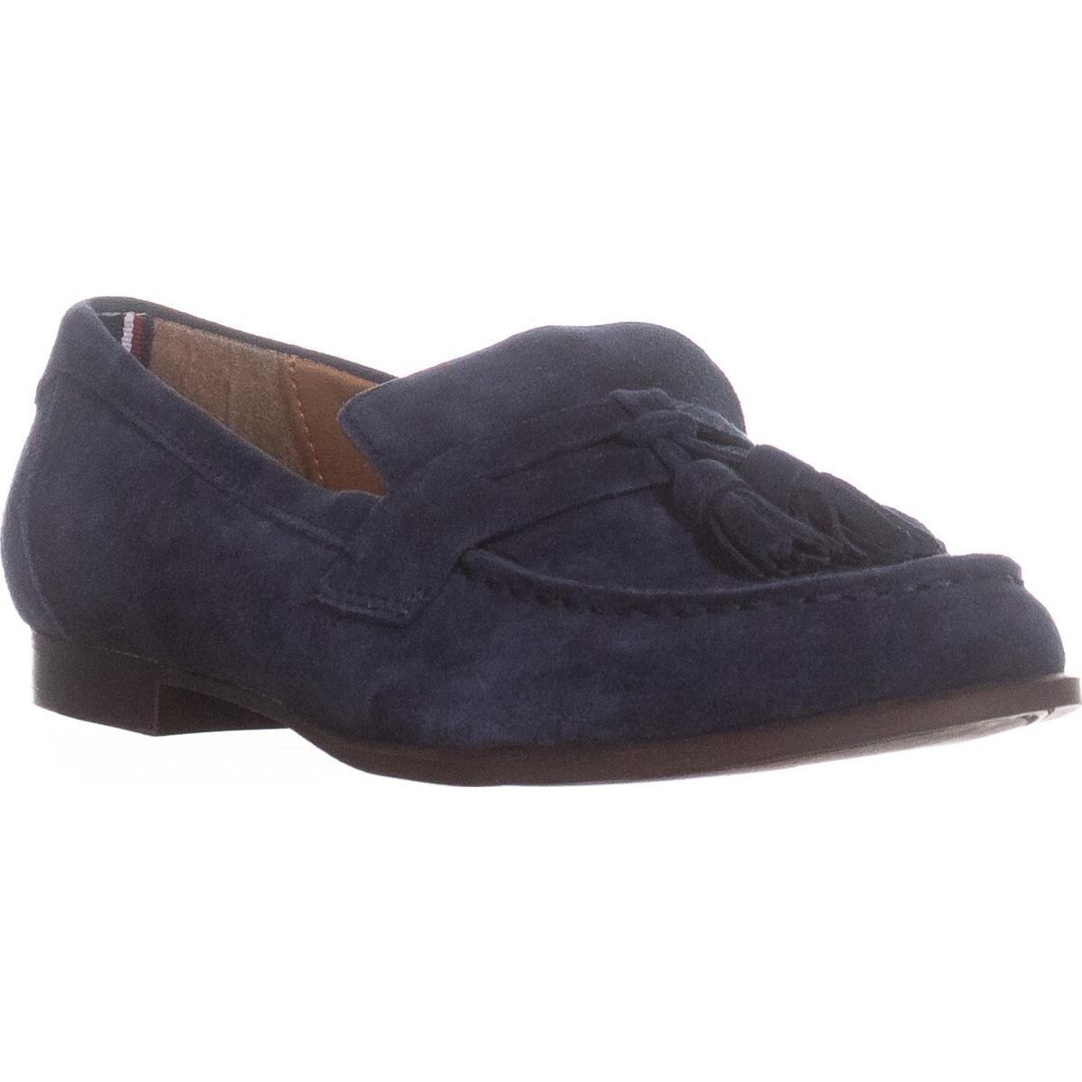 tommy hilfiger blue loafers