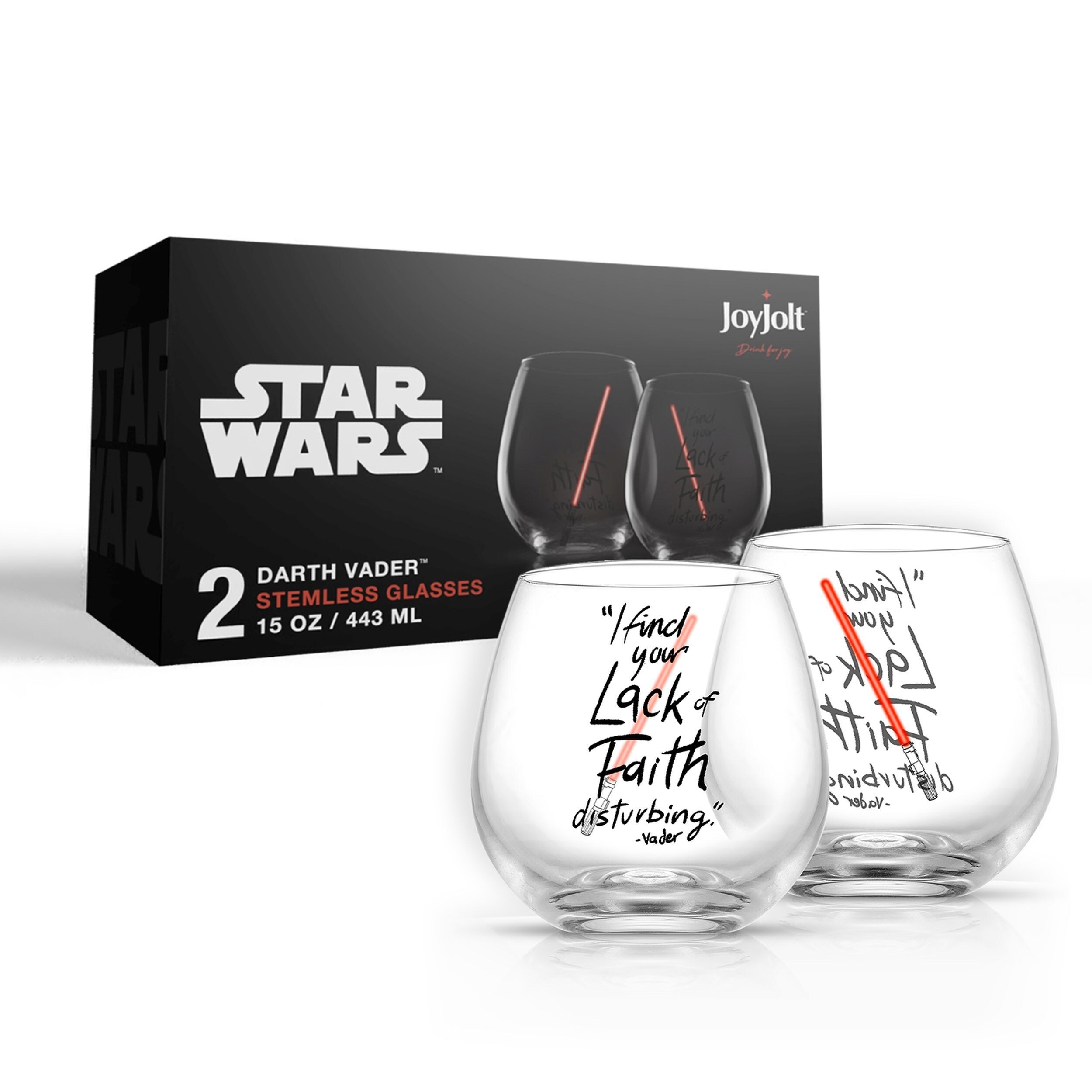 Star Wars New Hope Lightsaber Stemless Drinking Glass-15 oz-Set of 2 - Bed  Bath & Beyond - 34868565