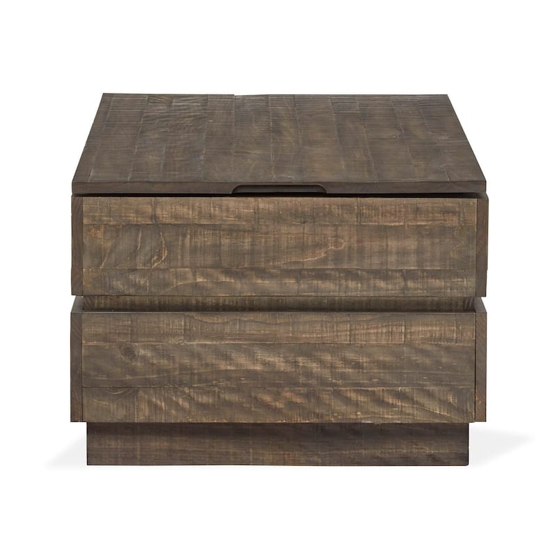 Magnussen Home Baisden Tobacco Lift Top Storage Cocktail Table with Casters - 48''W x 26''D x 18''H