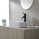 preview thumbnail 30 of 33, Kraus Elavo 19 inch Rectangle Porcelain Ceramic Vessel Bathroom Sink