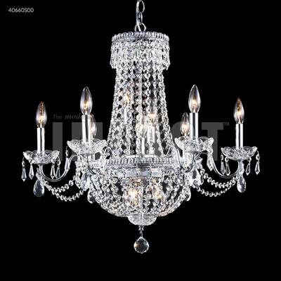 Giuseppe Lighting 12 Light Chandelier Imperial Silver - Exact Size