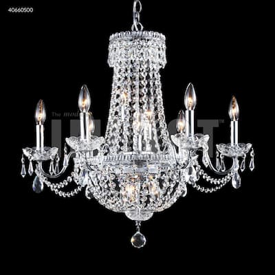 Giuseppe Lighting 12 Light Chandelier Imperial Silver - Exact Size