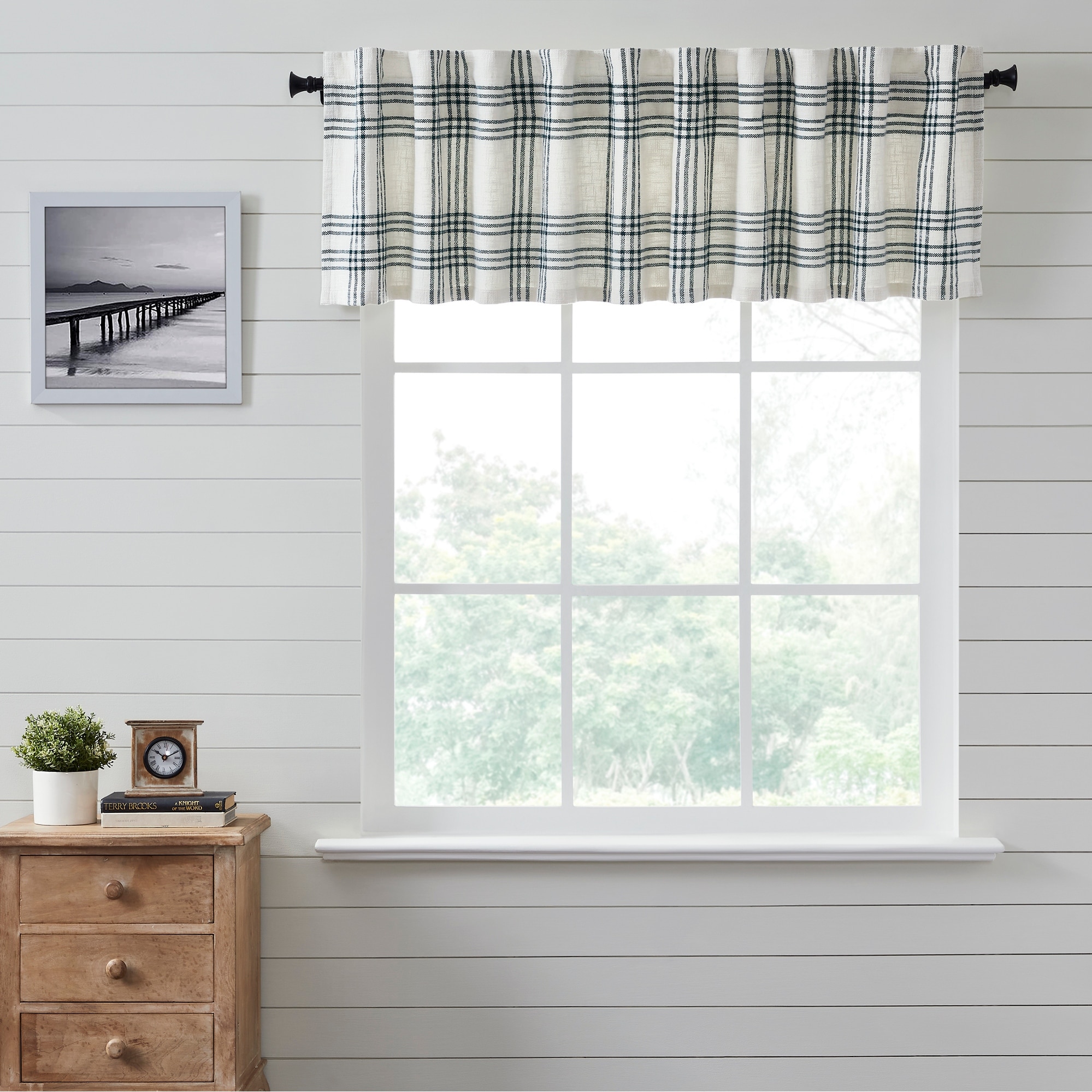 Pine Grove Plaid Valance 19x90 - M