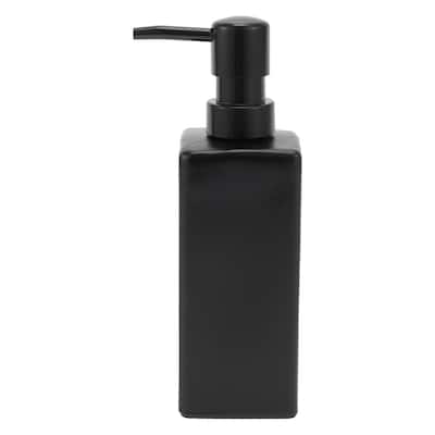 Square Classic Soap Pump Dispenser for Laundry Rooms Hotels 350ml 1 Pcs