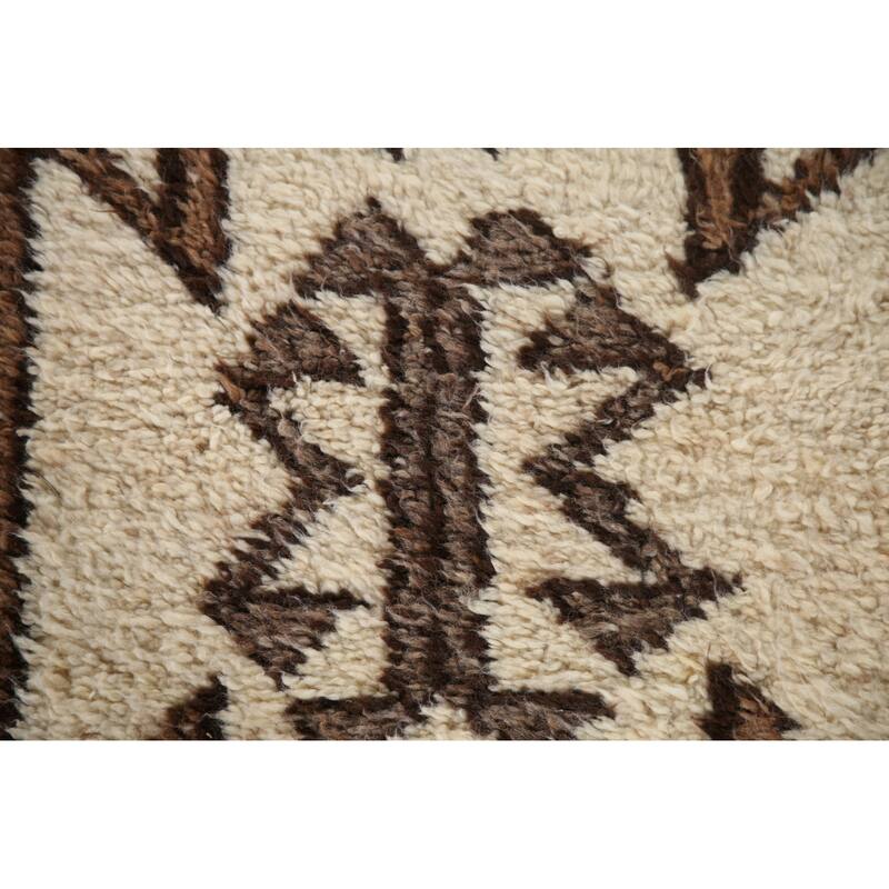 Vegetable Dye Kurdish Oriental Runner Rug Hand-knotted Wool Carpet - 2'11"x 11'7"