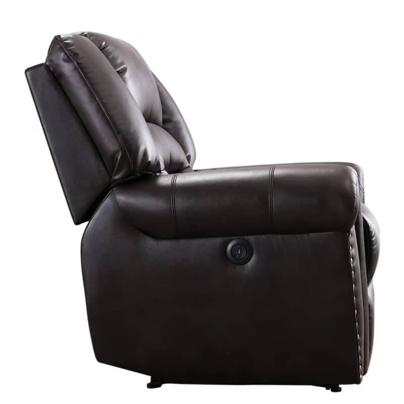 Large Power Lift Recliner Chair with Massage and Heat, Overstuffed Wide Recliners with 2 Cup Holders and USB Port