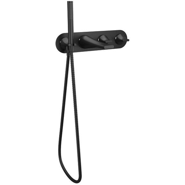 DXV DXV Modulus Wall Mounted Tub Filler Includes Hand Shower Bed