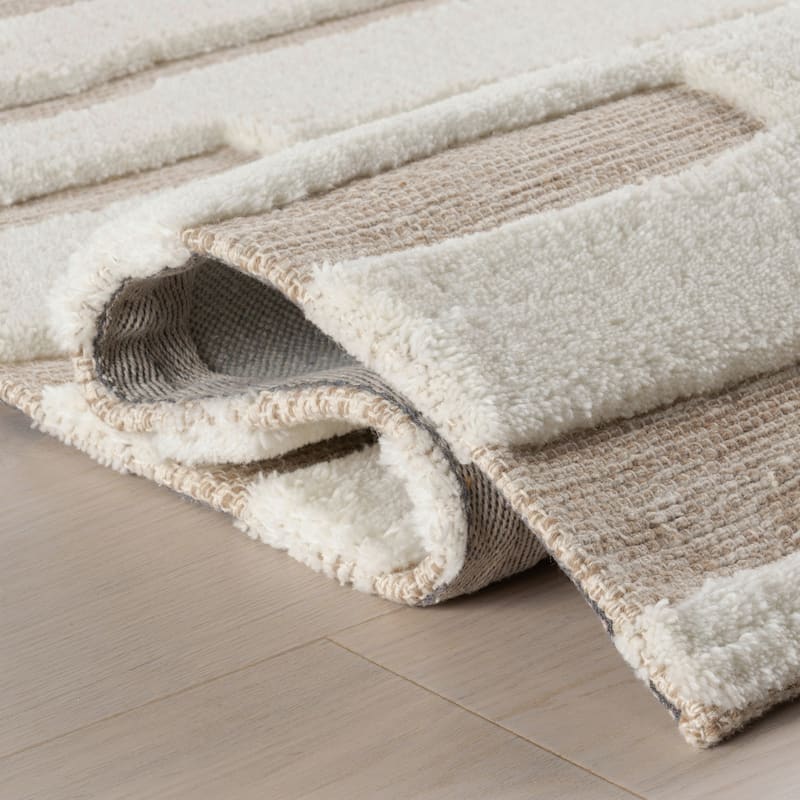 Frenshe Interiors Maui Broken Stripe New Zealand Wool Area Rug
