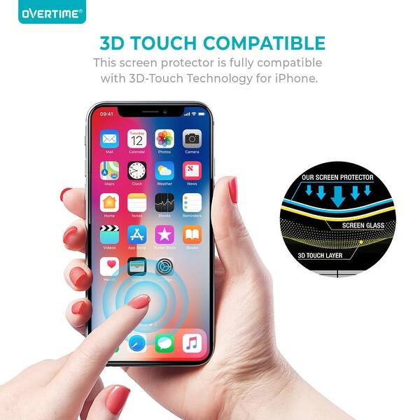Shop Overtime Tempered Glass Screen Protector For Iphone 11 Xr