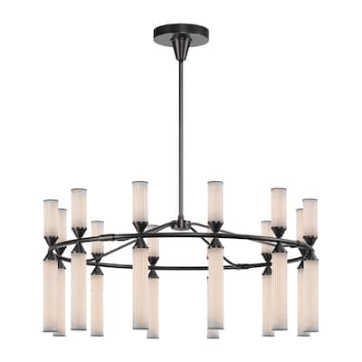 Alora Lighting CH348038 Edwin 38" Wide LED Ring Chandelier