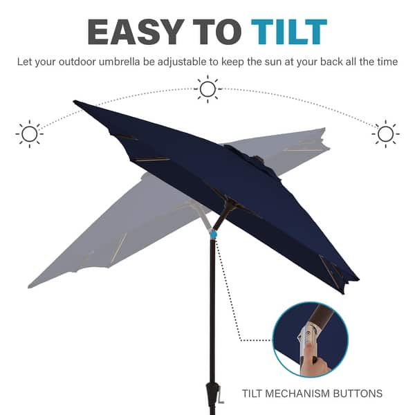 13 ft patio umbrellas TheLAShop 13 Ft Wood Market Patio Umbrella Outdoor Furniture main image 0