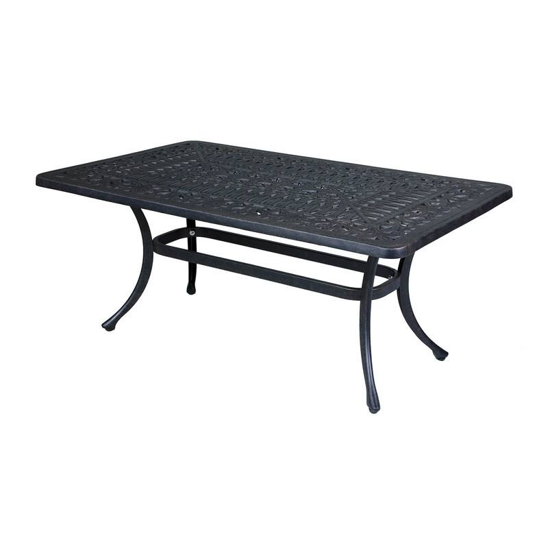 Flagstaff Cast Aluminum Outdoor Rectangle Coffee Table