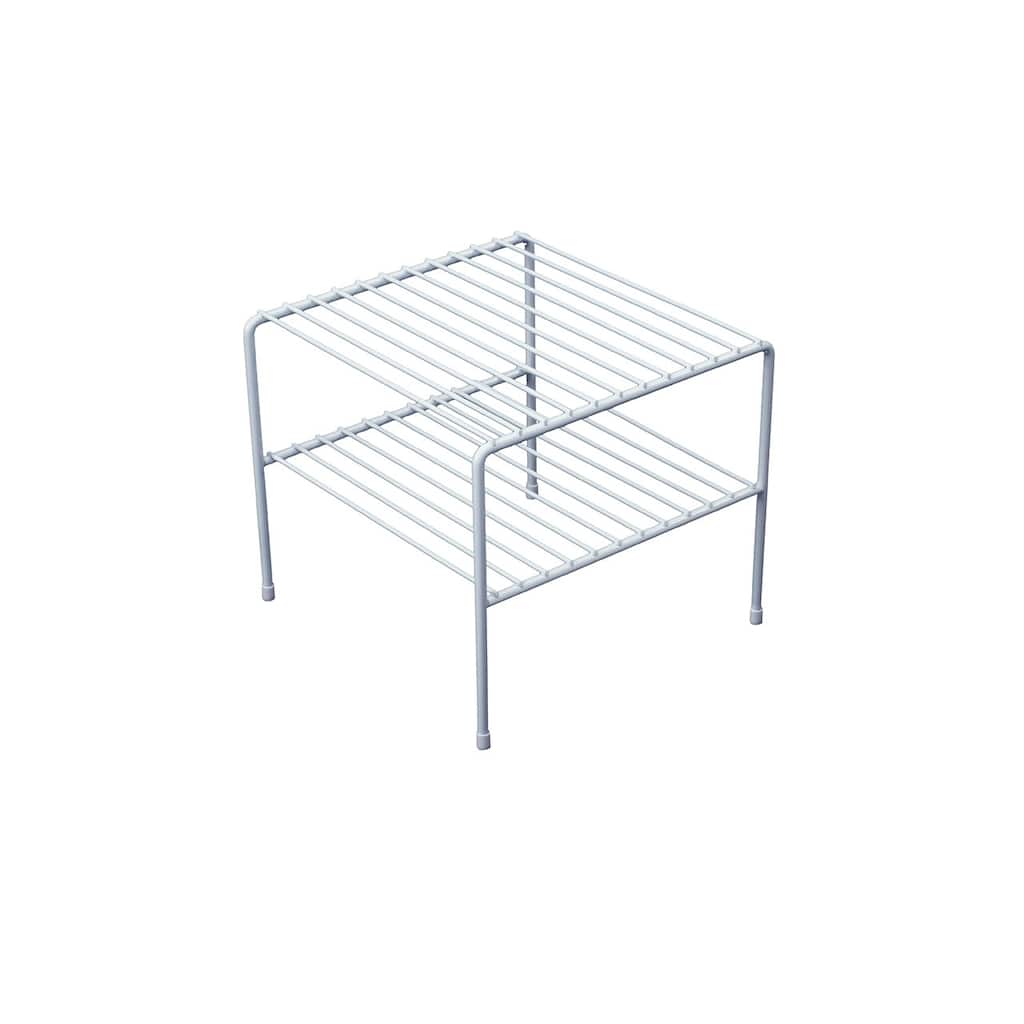 Organized Living White Storage Double Shelf