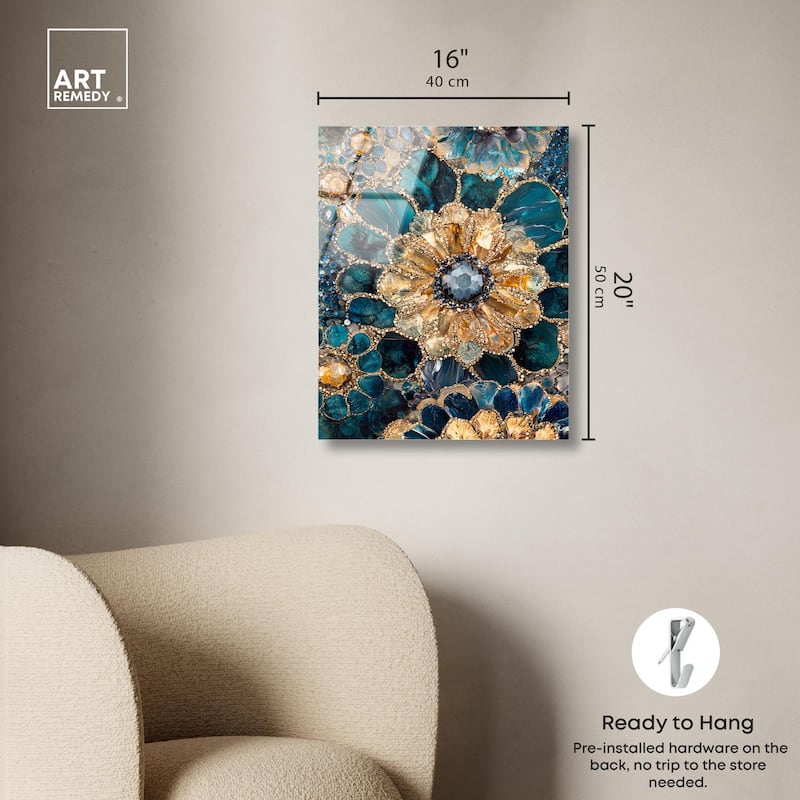 Opulent Geode IV Acrylic by Art Remedy, Ready to Hang