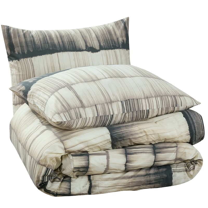 Nikki Chu Stria Stripe 3-Piece Comforter Set
