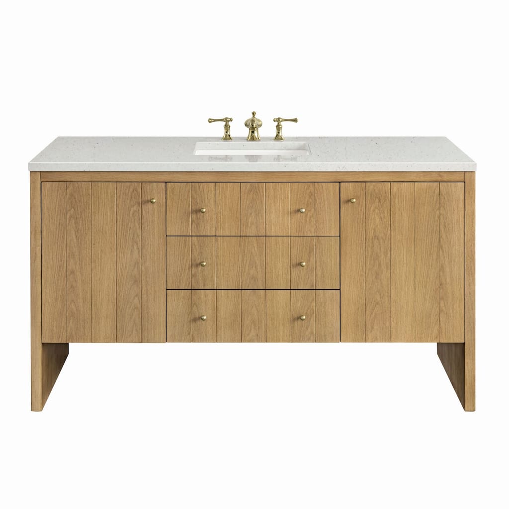 James Martin Vanities 435-V60S-3LDL Hudson 60" Single Basin Wood