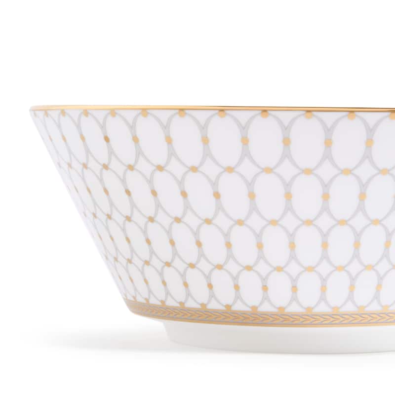 Wedgwood Renaissance Grey Soup/Noodle Bowl 7.8in - N/A