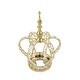 preview thumbnail 18 of 17, Crystal Bead Crown Decor Centerpiece Accent Piece Tabletop with Mirror