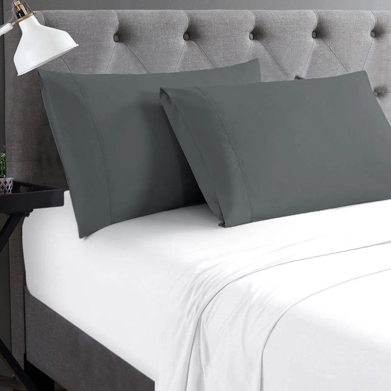Swift Home 2-Piece Ultra Soft Double-Brushed Microfiber Pillowcase Set